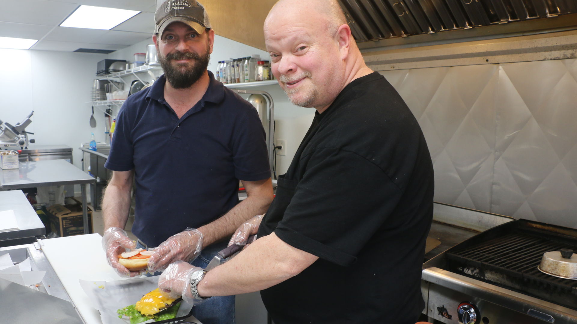 All smiles in the kitchen